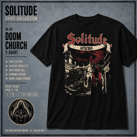 Solitude Aeturnus Doom Church Shirt