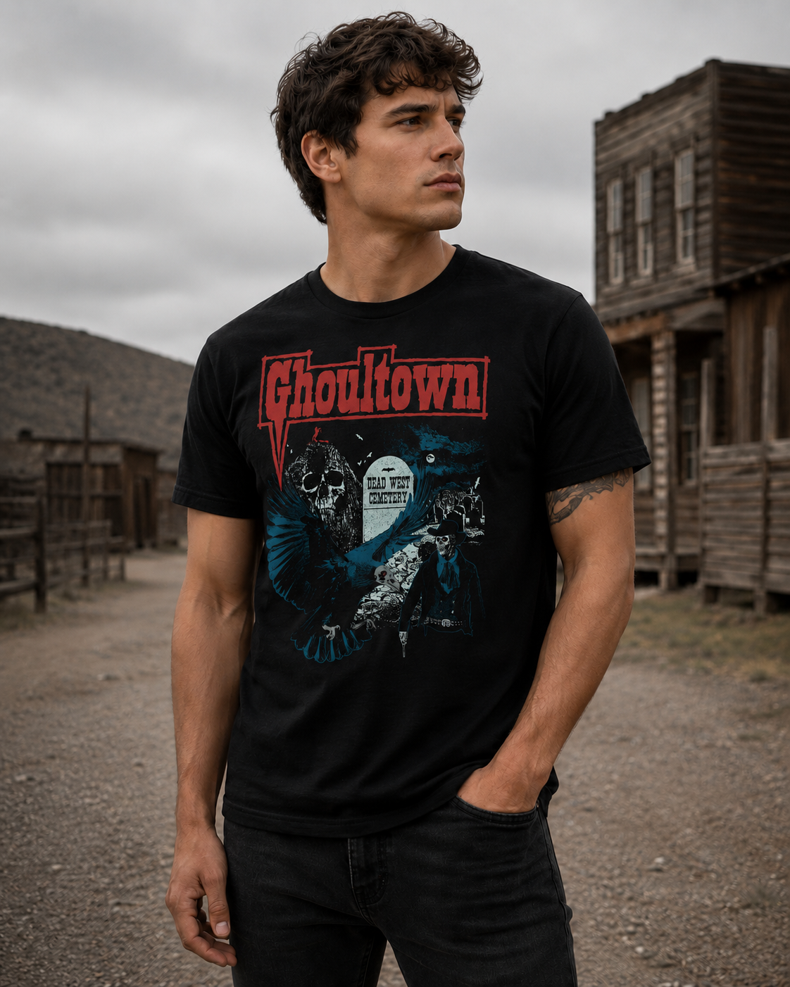 Ghoultown Dead West Cemetery Shirt