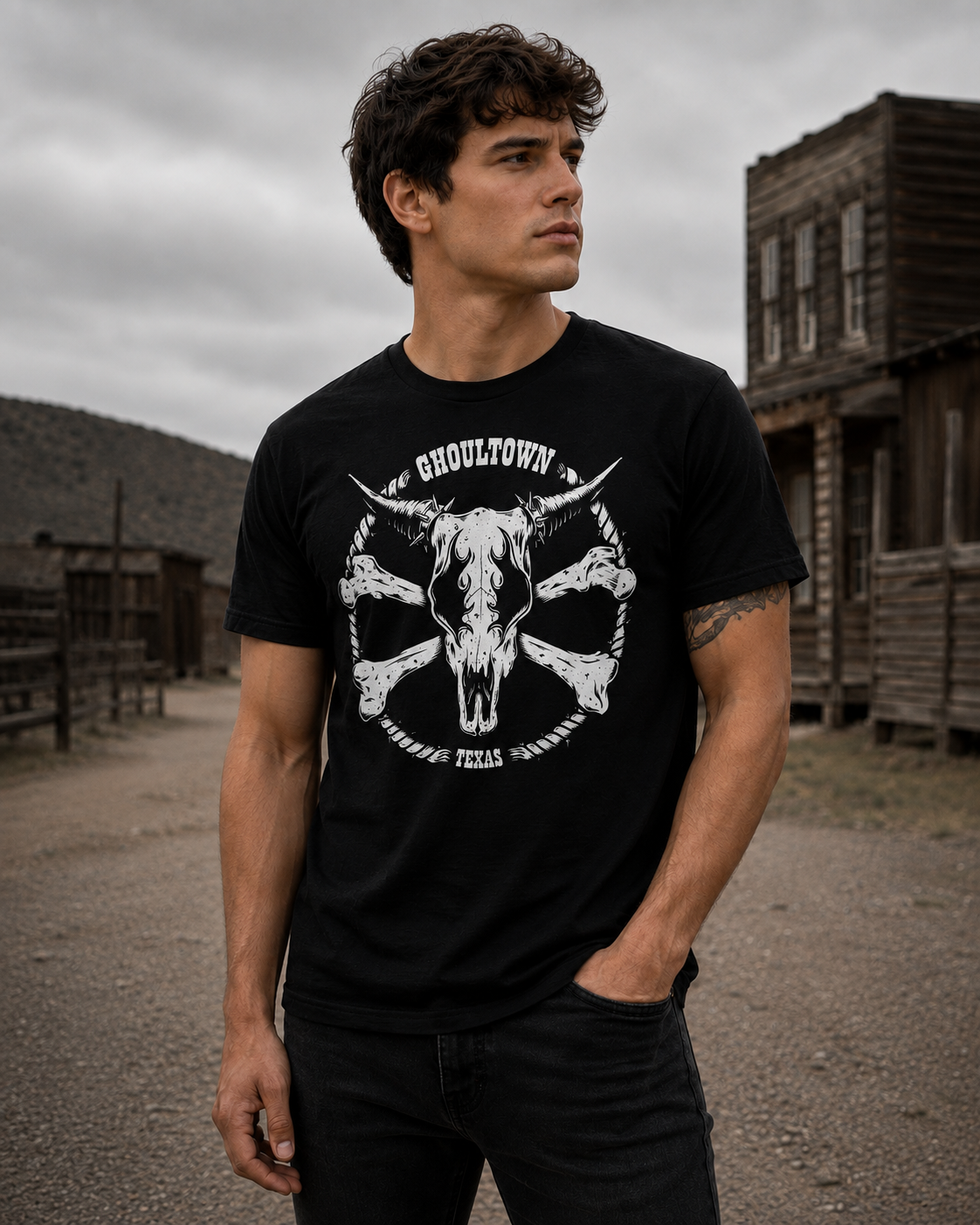 Ghoultown Cowskull Shirt